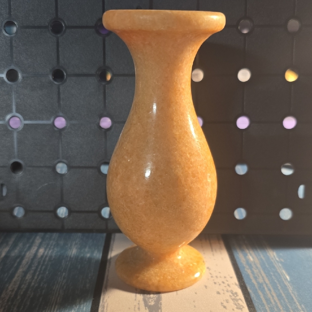 Orange Aventurine Vase